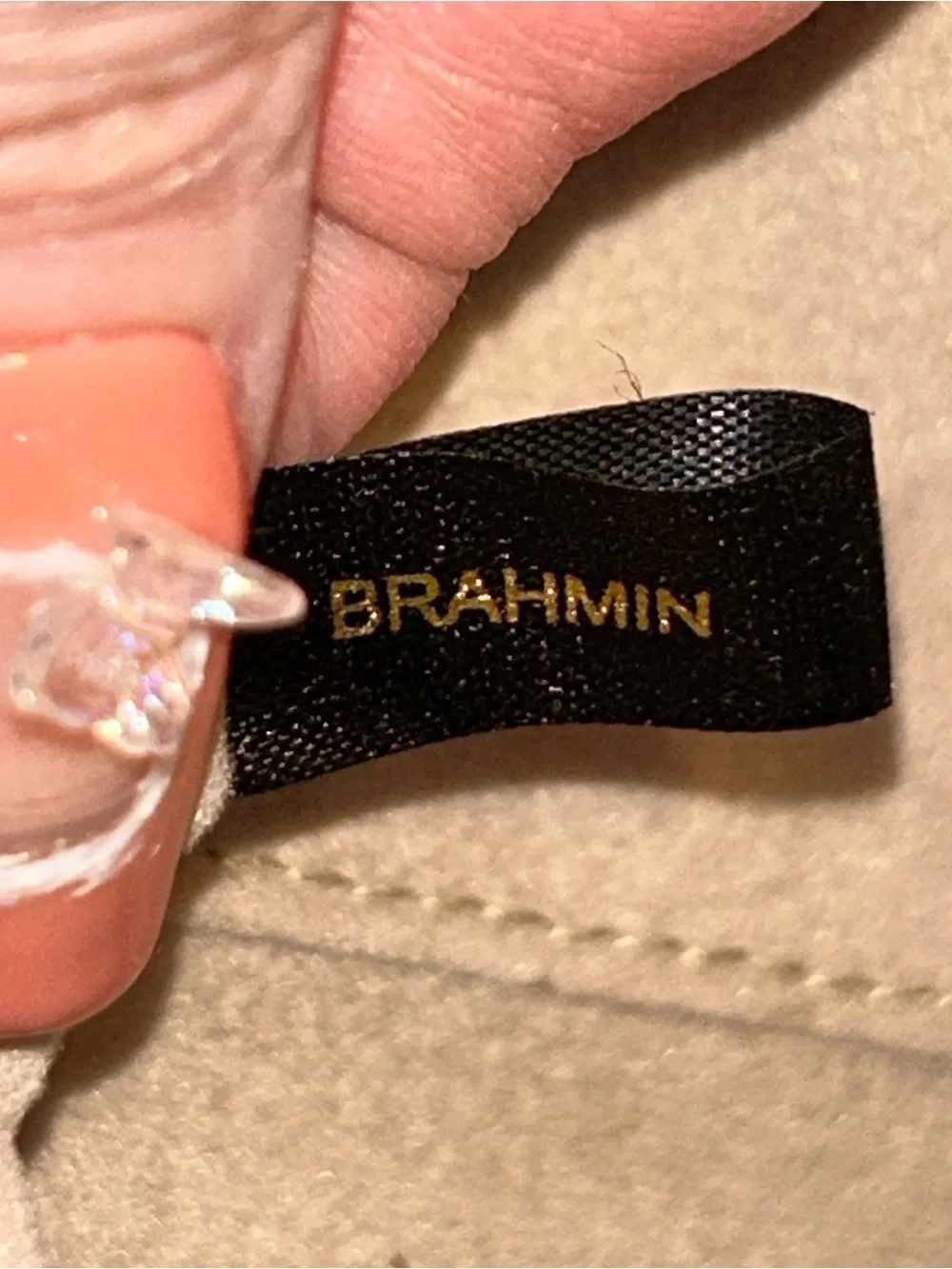 Brahmin Pecan Melbourne Convertible Laptop Bag